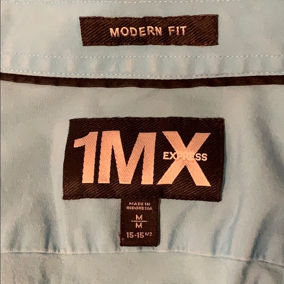 Men’s express button down top - Picture 3 of 4